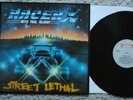 1 X VINYL FIRST PRESS RACER X STREET LETHAL ROADRUNNER 1986 mr big kiss