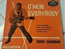 APRIL 1959 ROCKABILLY 45 EP EDDIE COCHRAN on ENGLAND UK LONDON 04-1959