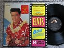ELVIS PRESLEY *Blue Hawaii* 1961 Stereo Ex Vinyl RCA LP * w/ Rare HYPE sticker