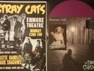 Stray Cats Poster Dark Shadows Purple LP Signed 2015 Brigitte Handley punk goth