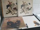 TEARS FOR FEARS 3 X COLOURED VINYL LP  HURTING & THE TIPPING POINT  SIGNED PRINT