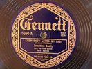 Gennett 5594 Josephine Beatty w RED ONION JAZZ BABIES (Armstrong) 78 rpm JAZZ V+