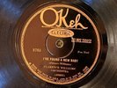 Okeh 8763 Clarence Williams Orch I'VE  FOUND A NEW BABY  78 rpm 1930 V+  Jazz