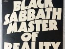 Black Sabbath Master of Reality Vertigo LP Japan EX Vinyl