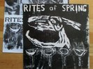 RITES OF SPRING debut LP 1985 first press, MINOR THREAT production, DISCHORD REC