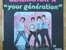 GENERATION X first 7” from 1977 FRENCH IMPORT punk BILLY IDOL sex pistols FRANCE