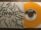 The Damned Don’t Cry Wolf ORIGINAL 7” ORANGE Belgium 1977 PS Punk Sex Pistols