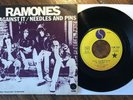 Ramones I'm Against It Very Rare ORIG 1978 Unique French 7” PS Punk Sex Pistols