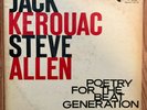 JACK KEROUAC & STEVE ALLEN Poetry For Beat Generation on Hanover VG++ mono jazz