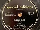 78 rpm Bessie Smith-St. Louis Blues Special Editions 5010 Louis Armstrong in E