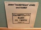 JIMMY HANDYMAN JONES Handyman's Back in Town Part II LP Rare Private Funk Disco