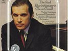 4LP Box BEETHOVEN 5 Piano Concertos GOULD BERNSTEIN STOKOWSKI GOLSCHMANN CBS