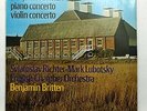 SXL 6512 LUBOTSKY, RICHTER - BRITTEN violin concerto, piano concerto DECCA LP NM
