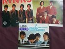 The Kinks vol. 1, 2 & 4 mexican pressings 45 rpm spanish titles