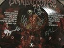 Cannibal Corpse torture picture disc death metal Signed
