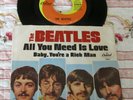 The Beatles-All You Need Is Love/Baby You're A Rich Man-Vinyl 45 w/Pic Sleeve