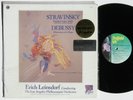 STRAVINSKY Firebird DEBUSSY Faun LP Sheffield Lab audiophile Leinsdorf LAPhil nm