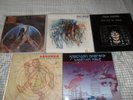 5 X VINYL LP'S PATRICK MORAZ + SYRINX, BRUFORD, CHRIS SQUIRE, WAKEMAN, HOWE.