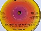 70's Soul 45  -  Ruby Andrews   -  I Got A Bone To Pick With You  -  UK   ABC