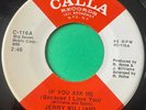 Northern Soul 45 Jerry Williams-If You Ask Me (Because I Love You)-Calla 1973 Is