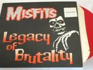 Misfits Legacy Of Brutality Red Translucent Vinyl Record LP USA 1986 Only 500