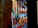 PETRA - This Means War Record LP 1987 Star Song John Schlitt Vocals