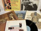 6 NATHAN MILSTEIN Classical Violin LPs Angel Records Seraphim Concerto EX VG+