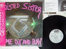 TWISTED SISTER COME OUT AND PLAY ATLANTIC P-13233 JAPAN OBI VINYL LP