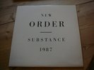 NEW ORDER SUBSTANCE 1987 DOUBLE VINYL LP ORIG 1887 VINYL NR MINT