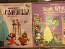 Walt Disney's Cinderella & Snow White and the Seven Dwarfs LP vintage LOT