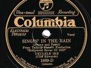 Columbia #1869-D: Cliff Edwards-Singin' In The Rain/Orange Blossom Time E clean