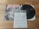 EXCALIBUR THE BITTER END 1985 VINYL RARE PROMO SHEET NWOBHM HEAVY METAL VINYL