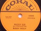 78 BUDDY HOLLY Peggy Sue / Everyday CORAL 61885 E-