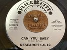 PROMO RESEARCH 1-16-12 'Can You Baby' 45 Fuzz / Breaks / Heavy Garage Soul Hear