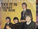 The Beatles-Ticket To Ride/Yes It Is-Vinyl 45 w/Picture Sleeve