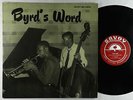 Donald Byrd - Byrd's Word LP - Savoy - MG 12032 Mono DG