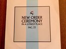 NEW ORDER CEREMONY RARE EARLY PRESS 12-INCH SINGLE 1981