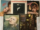 David Bowie 5 LPs. 33rpm. Ziggy, Hunky Dory, Station To Station Young Americans+