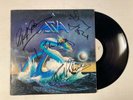 ASIA S/T LP Geffen GHS 2008 US 1982 VG+ SIGNED BY THE WHOLE BAND  7H