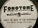Fontone 6915 78rpm Blue Ridge Partners BLUEGRASS M-