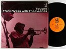 Frank Wess with Thad Jones - Touche LP - Status - ST 8310 Mono RVG Shrink