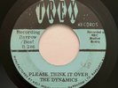 THE DYNAMICS - Please Think It Over / KILLER DEEP SOUL BARBADOS Island TREX