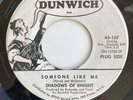 SHADOWS OF KNIGHT Three For Love/Someone Like Me PROMO 45-164 DUNWICH RARE G