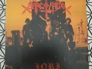 SARCOFAGO I.N.R.I. LP 1987 ORIGINAL NEAR MINT COGUMELO WHITE LABEL INSERT BLACK