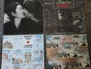 JOHN LENNON LP VINYL X 4 (mind games.fish.double fantasy.rock (read description)