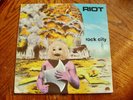 RIOT Rock City 1977 LP  Attic Records IMPORT CANADA EXCELLENT