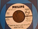 BOBBY HUTTON-COME SEE WHAT'S LEFT OF ME.RARE ORIGINAL PROMO.