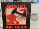 METALLICA KILL EM' ALL VG++ LP 1st Press Megaforce Records 1983 Thrash Metal