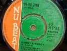 BUNNY & RUDDY MONTY MORRIS ON THE TOWN / SIMPLE SIMON UK NU BEAT 7