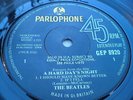 BEATLES  A HARD DAYS NIGHT SOLID CENTRE EP NEVER SEEN ON EBAY BEFORE